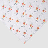 Papier Mousseline Dragonfly rouge (Détail)