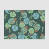 Papier Mousseline Dragonfly vert (Recto)