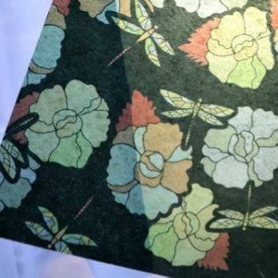 Papier Mousseline Dragonfly vert