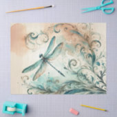 Papier Mousseline Dragonfly's Dance 3 Tissue Paper (Artisanat)