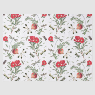 Papier Mousseline Dragonlies et grenades Motif Découpage