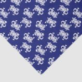 Papier Mousseline Dragons chinois (Détail)