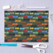 Papier Mousseline Dragons Green Flight Imaginaire (Artisanat)