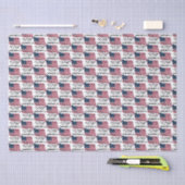 Papier Mousseline Drapeau 250 ans d'Amérique (Artisanat)