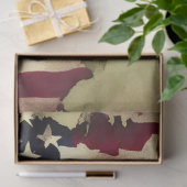 Papier Mousseline Drapeau 4 juillet'Indépendance américaine (Cadeau)