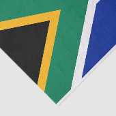 Papier Mousseline Drapeau Afrique du Sud Patriotique sud-africain (Détail)