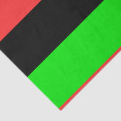 Papier Mousseline Drapeau Afro-Américain (Détail)