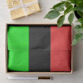 Papier Mousseline Drapeau Afro-Américain (Cadeau)