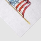Papier Mousseline Drapeau américain (Détail)
