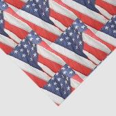 Papier Mousseline Drapeau américain (Détail)