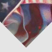 Papier Mousseline Drapeau américain avec Bunting Patriotic (Détail)