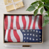 Papier Mousseline Drapeau américain Drapeau américain Parti du 4 jui (Cadeau)