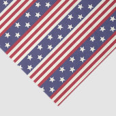 Papier Mousseline Drapeau américain patriotique Etats-Unis de (Détail)
