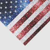 Papier Mousseline drapeau américain rouge blanc brillant parties sci (Détail)