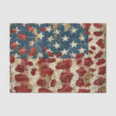 Papier Mousseline Drapeau américain rustique imprimé léopard (6) (Recto)
