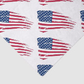 Papier Mousseline Drapeau américain tatoué (Détail)