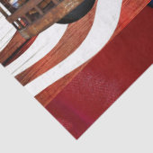 Papier Mousseline Drapeau américain Vintage Red Truck (Détail)