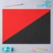 Papier Mousseline Drapeau anarchiste (Anarchisme) Papier de tissus (Artisanat)