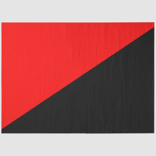 Papier Mousseline Drapeau anarchiste (Anarchisme) Papier de tissus (Recto)