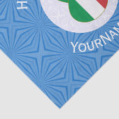 Papier Mousseline Drapeau Angel italien pour Hanoukka (Détail)