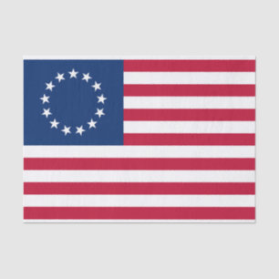 Papier Mousseline Drapeau Betsy Ross