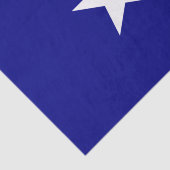 Papier Mousseline Drapeau bleu Bonnie (Détail)