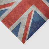 Papier Mousseline Drapeau BRITANNIQUE d'Union Jack dans de rétros (Détail)