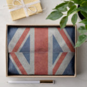 Papier Mousseline Drapeau BRITANNIQUE d'Union Jack dans de rétros (Cadeau)
