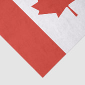 Papier Mousseline Drapeau canadien patriotique (Détail)