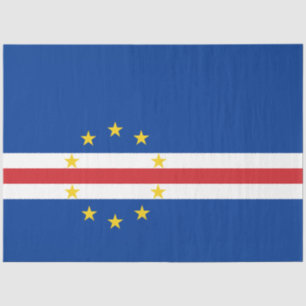 Papier Mousseline Drapeau cap-verdien (Cap-Vert)