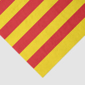 Papier Mousseline Drapeau catalan (Détail)