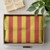 Papier Mousseline Drapeau catalan (Cadeau)