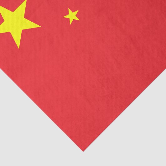 Papier Mousseline Drapeau chinois (Détail)