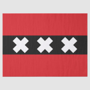 Papier Mousseline Drapeau d'Amsterdam