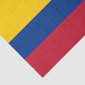 Papier Mousseline Drapeau de Colombie (Détail)