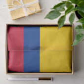 Papier Mousseline Drapeau de Colombie (Cadeau)