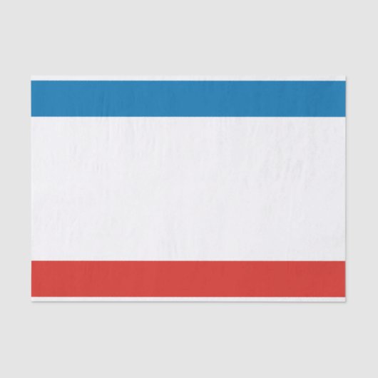 Papier Mousseline Drapeau de Crimée (Recto)