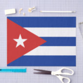 Papier Mousseline Drapeau de Cuba (Artisanat)