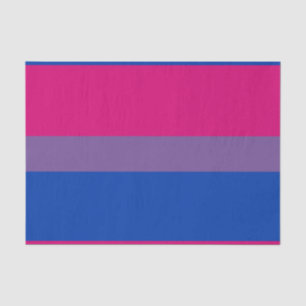 Papier Mousseline Drapeau de fierté bisexuel