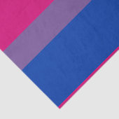 Papier Mousseline Drapeau de fierté bisexuel (Détail)