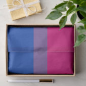 Papier Mousseline Drapeau de fierté bisexuel (Cadeau)