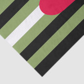 Papier Mousseline Drapeau de fierté Boi (Détail)