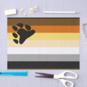 Papier Mousseline Drapeau de fierté de l'ours (Artisanat)