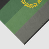 Papier Mousseline Drapeau de fierté de l'uniforme militaire (Détail)