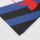 Papier Mousseline Drapeau de fierté de masque (Détail)