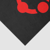 Papier Mousseline Drapeau de fierté de niche (Noir) (Détail)