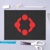 Papier Mousseline Drapeau de fierté de niche (Noir) (Artisanat)