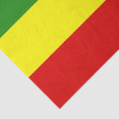 Papier Mousseline Drapeau de fierté de Rastafarian (Détail)