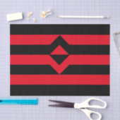 Papier Mousseline Drapeau de fierté du poing (Artisanat)