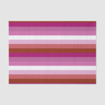 Drapeau de fierté lesbienne horizontal